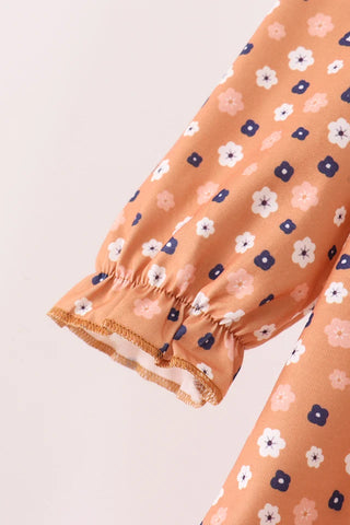 Autumn Belle Floral Dress