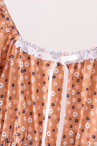 Autumn Belle Floral Women’s Dress