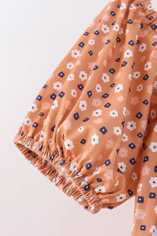 Autumn Belle Floral Women’s Dress