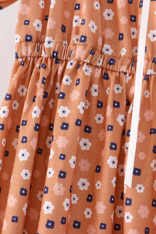 Autumn Belle Floral Women’s Dress