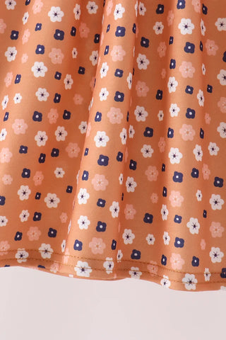 Autumn Belle Floral Girl Pants Set