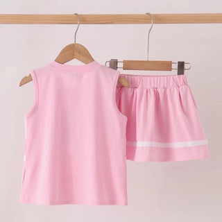 Touchdown Twinkle Sequin Girl Skorts Set