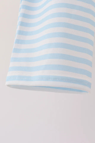 Airfield Adventures Embroidered Stripe Boy Pants Set