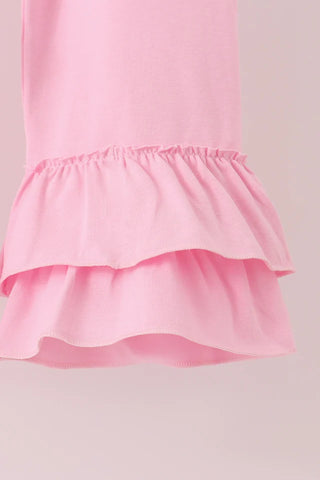 Touchdown Twinkle Sequin Stripe Ruffle Pants Set