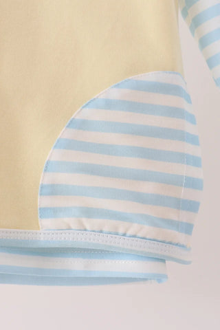 Airfield Adventures Embroidered Stripe Boy Vest Set