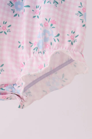 Pippy Pink Floral Bow 2pc Girl Bubble Set