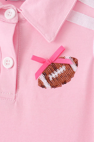 Touchdown Twinkle Sequin Girl Dress