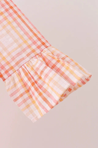 Sonny Pink Plaid Girl Dress