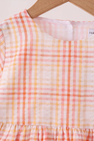 Sonny Pink Plaid Girl Dress