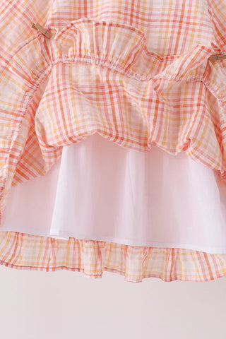 Sonny Pink Plaid Girl Dress