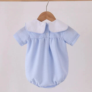 Cotton Sky Turkey Embroidered Boy Bubble