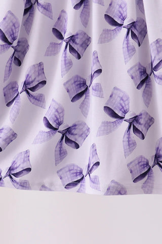 Lilac Ribbon Dreams Bamboo Dress