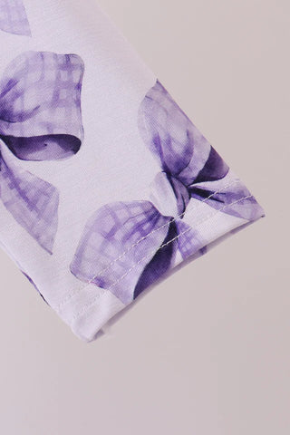 Lilac Ribbon Dreams Bamboo Dress