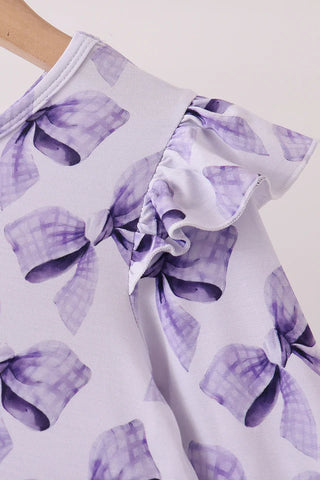 Lilac Ribbon Dreams Bamboo Dress