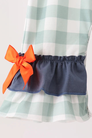Harvest Table Embroidered Ruffle Romper
