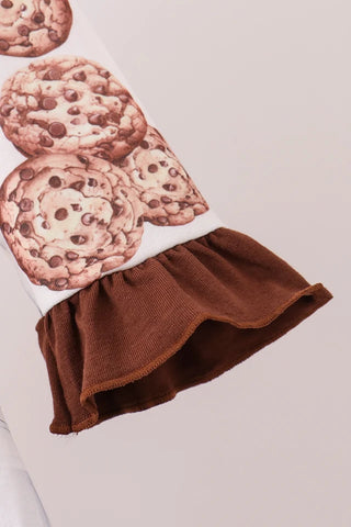 Cookie Break Ruffle Pajama Dress