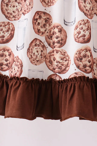 Cookie Break Ruffle Pajama Dress