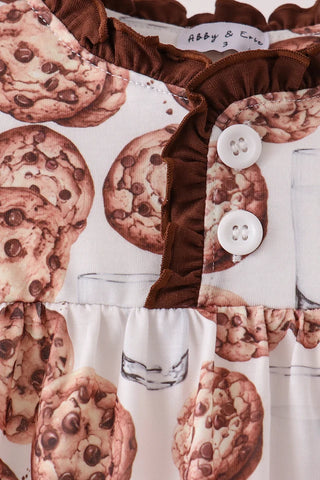 Cookie Break Ruffle Pajama Dress