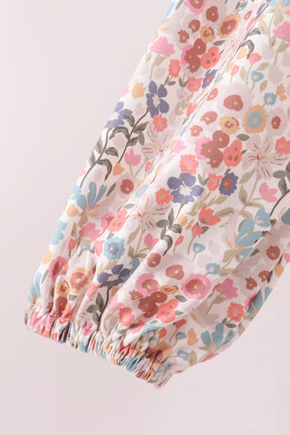 Jesus Loves Me Smocked Floral Women’s Dress