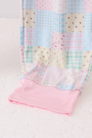 Blossom Checks Bamboo Women’s Lounge Pants