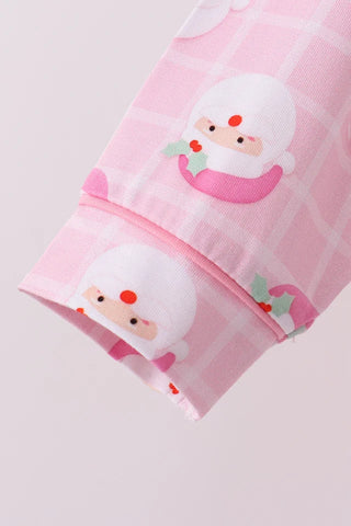 Santa Snuggles Bamboo Girl Pajama Set