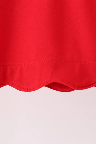 Christmas Trio Embroidered Girl Bloomer Set