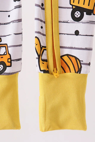 Concrete Crew Bamboo Boy Zip Romper
