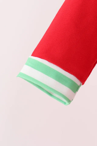 Christmas Trio Embroidered Boy Romper