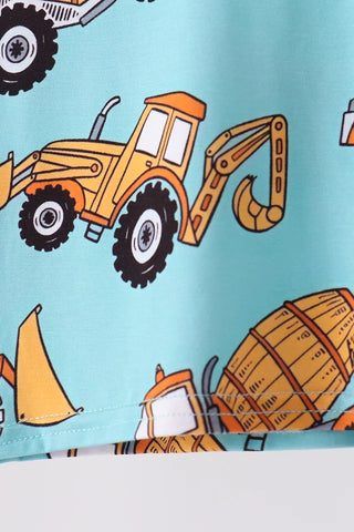 Dirt Crew Bamboo Boy Pajama Set