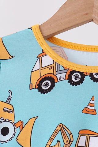 Dirt Crew Bamboo Boy Pajama Set