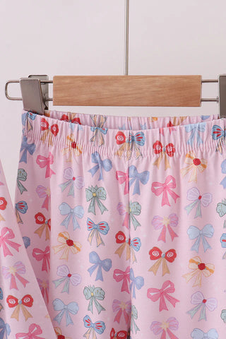 Fairytale Bows Bamboo Girl Pajama Set