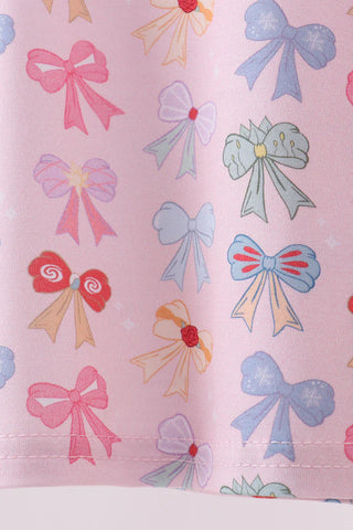 Fairytale Bows Bamboo Girl Pajama Set
