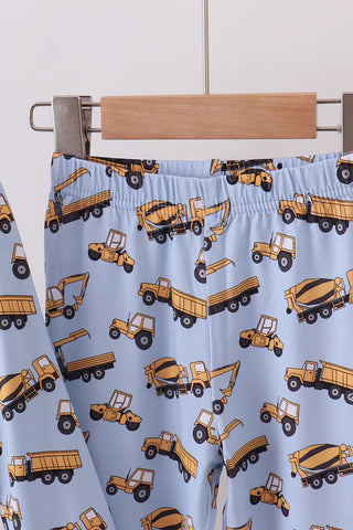 Excavator Adventures Bamboo Boy Pajama Set