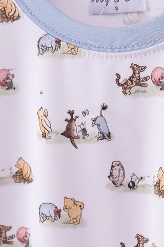 Honey Bear Hugs Bamboo Boy Pajama Set