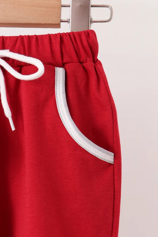 Saturday In Tuscaloosa Embroidered Boy Pants Set