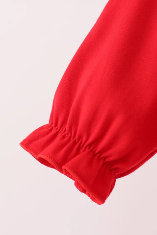 Christmas Classics Embroidered Ruffle Bloomer Set