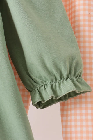 Autumn Acres Embroidered Ruffle Pants Set