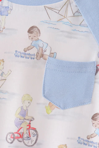Little Life Adventures Boy Romper