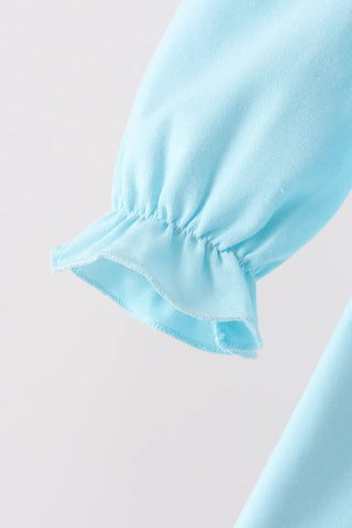 Cotton Candy Plaid French Knot Girl Bloomer Set