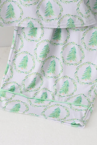 Mint Pine Whispers Bamboo Men’s Pajama Set