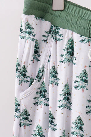 Cozy Pines Christmas Bamboo Adult Unisex Lounge Pants