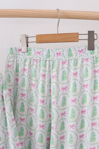 Pink Pine Whispers Bamboo Women’s Pajama Set