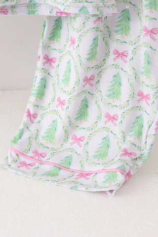 Pink Pine Whispers Bamboo Women’s Pajama Set