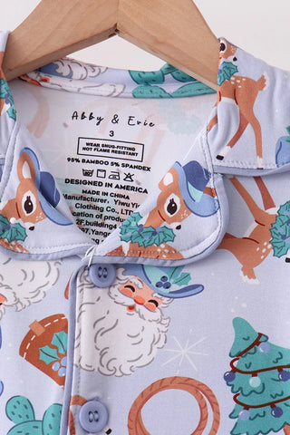 Buckaroo’s Christmas Eve Bamboo Boy Pajama Set