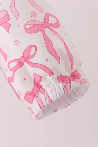 Bow-Drenched Days Ruffle Raincoat