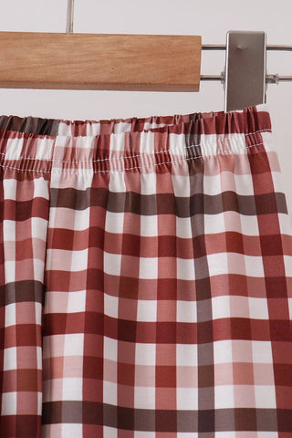Turkey & Plaid Applique Boy Pants Set