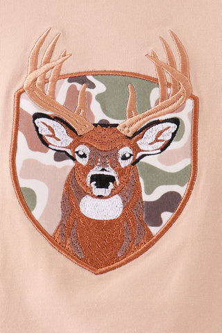 Antler Creek Camo Applique Boy Hoodie