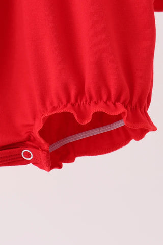 Saturday In Athens Embroidered Ruffle Bubble