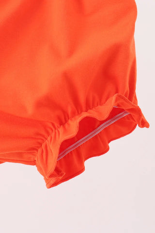 Saturday On The Plains Embroidered Ruffle Bloomer Set