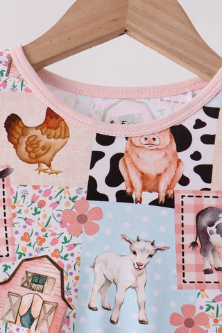 Barnyard Blooms Bamboo Pajama Set